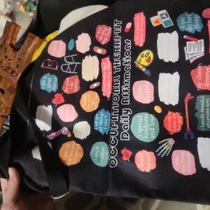 Occupational Therapist Daily Affirmations Tote Bag - Black